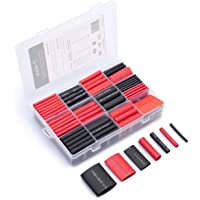 Wirefy Kit de 200 tubos termorretráctiles – Diámetro más grande – Tubo de pared doble 3:1 – Revestimiento adhesivo…